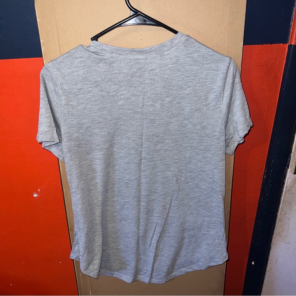Women’s Gray Grinch Holiday T-Shirt - Picture 4 of 4